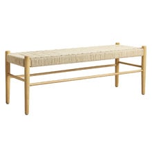 Ember Rubberwood Ottoman Bench